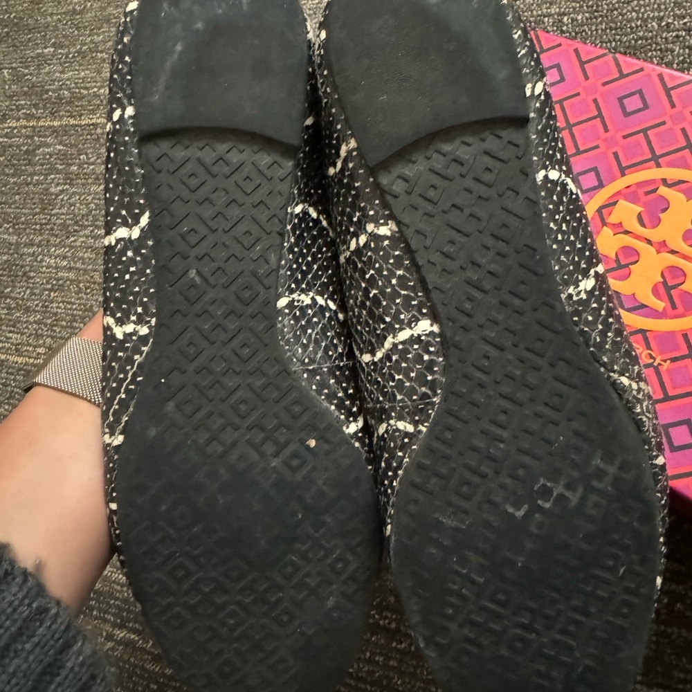 Tory Burch Reva Ballet flats mojave print snakeskin - Picture 8 of 8